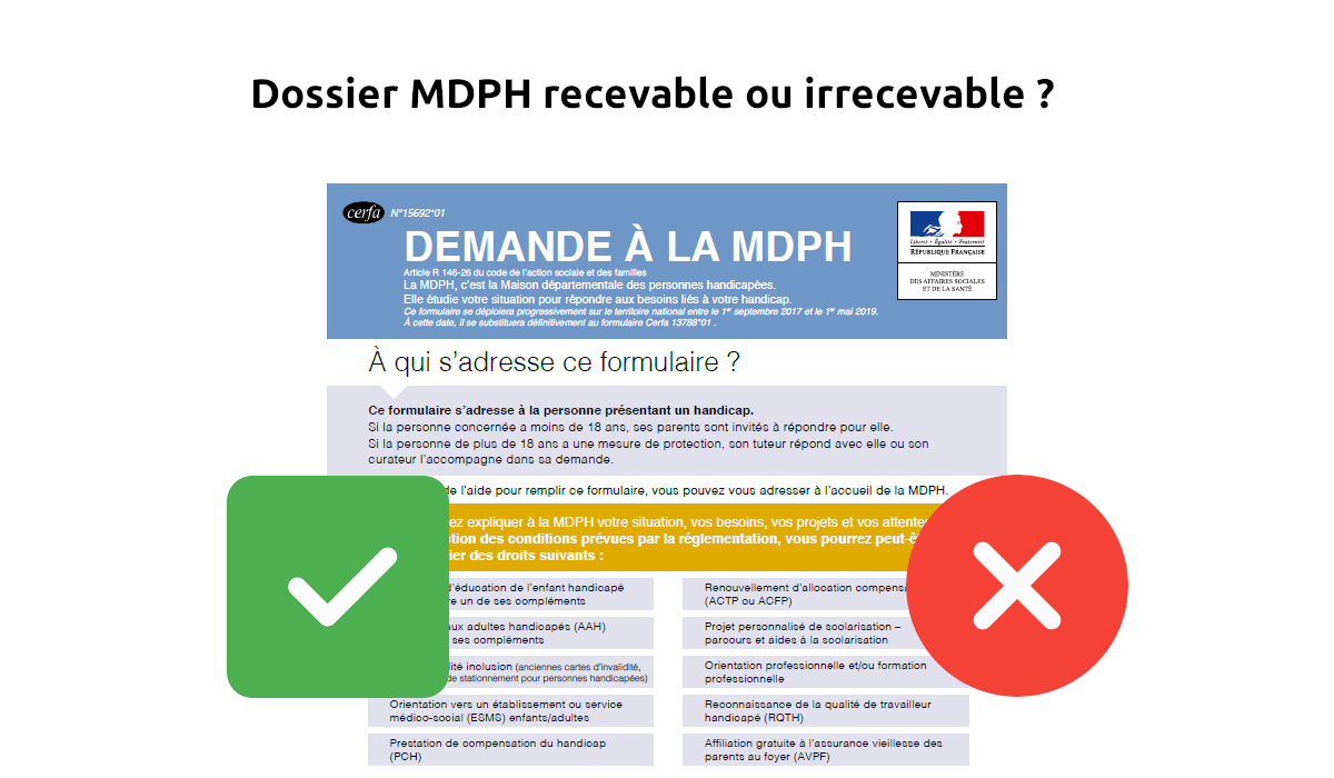 dossier mdph recevable