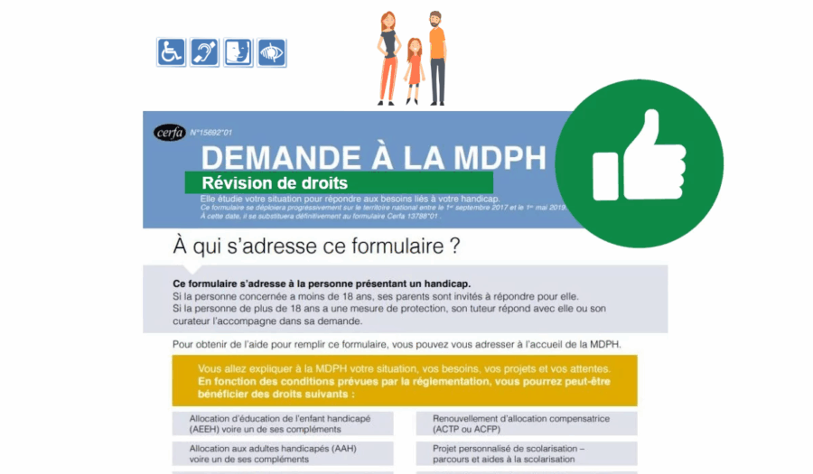 demande de révision de droits MDPH