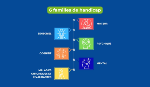 6 types de handicap reconnu